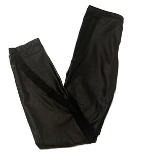 Black Leather Leggings